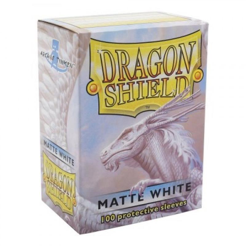 Dragon Shield Sleeves - White Matte - (100er)